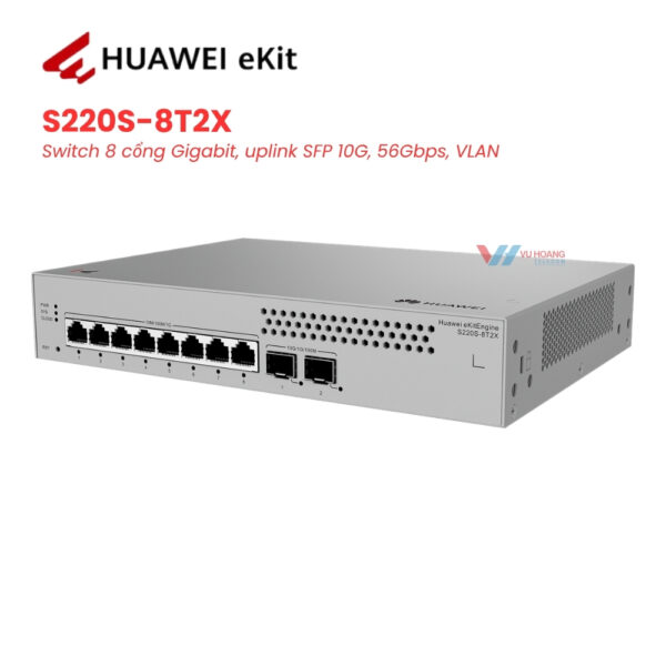 switch-huawei-ekit-s220s-8t2x-600x600-2 Switch HUAWEI eKit S220S-8T2X - 8 Cổng, Uplink 10G Giá Tốt