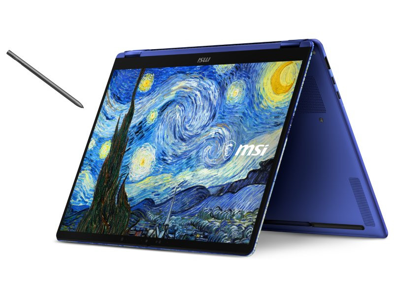 Laptop MSI Prestige 14 Flip AI+ Vincent van Gogh Edition - The Starry Night-259VN