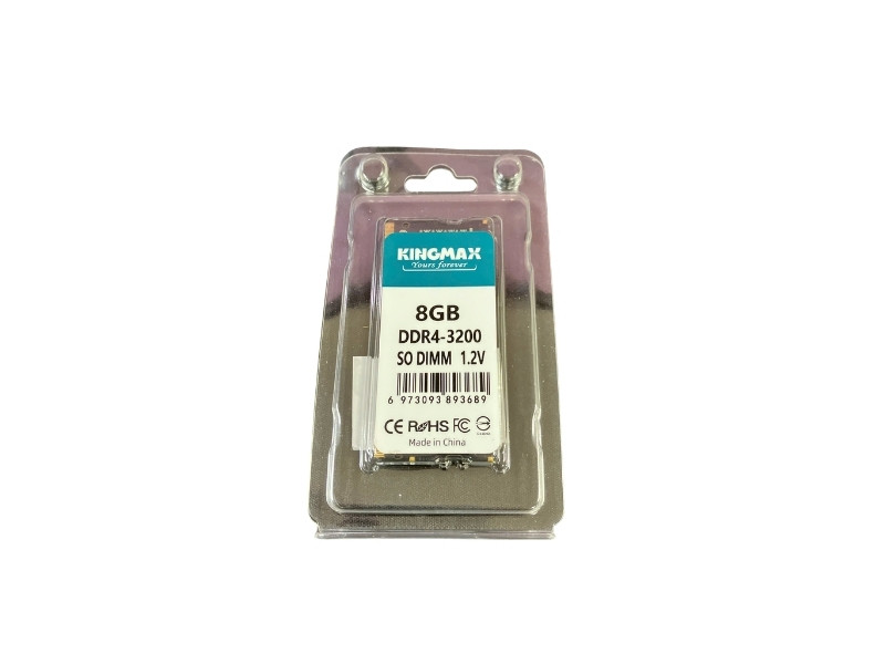 Ram Laptop Kingmax 8GB DDR4 3200MHz 1.2V SO-DIMM (KM-SD4-3200-08GS)