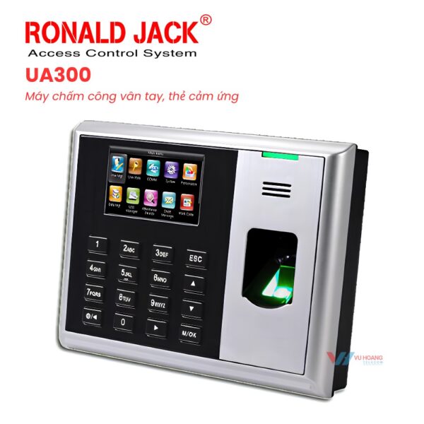 may-cham-cong-ronald-jack-ua300-600x600-1 Máy chấm công vân tay, thẻ cảm ứng RONALD JACK UA300