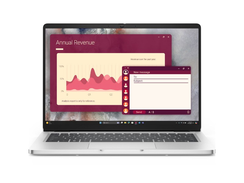 Laptop Dell Pro 14 PC14250 (Ultra 7 255U/16GB/512GB/14inch FHD+/3cell/Win11)