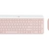 Bộ bàn phím chuột không dây Logitech MK470 Slim màu hồng Rose (920-011326)