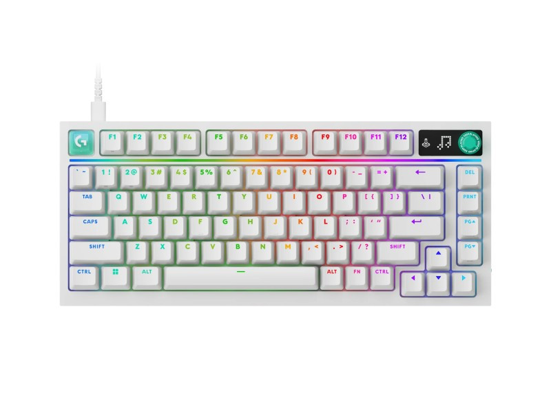 Bàn phím cơ gaming có dây Logitech G316 X 75 màu trắng (920-014322)