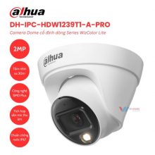 Camera IP Dahua DH-IPC-HDW1239T1-A-PRO 2MP PoE